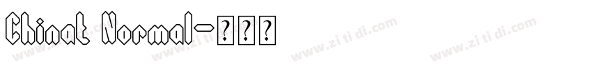 Chinat Normal字体转换
